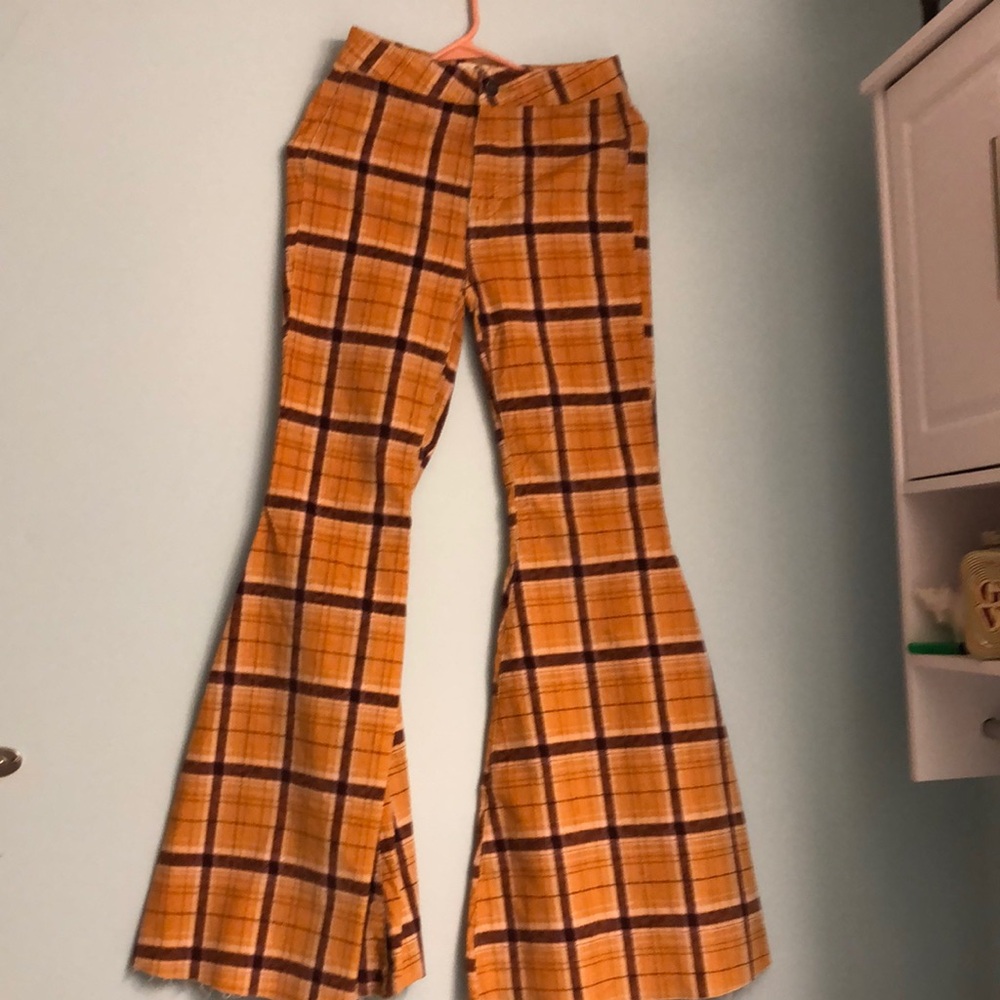 We The Free Plaid Corduroy Pants